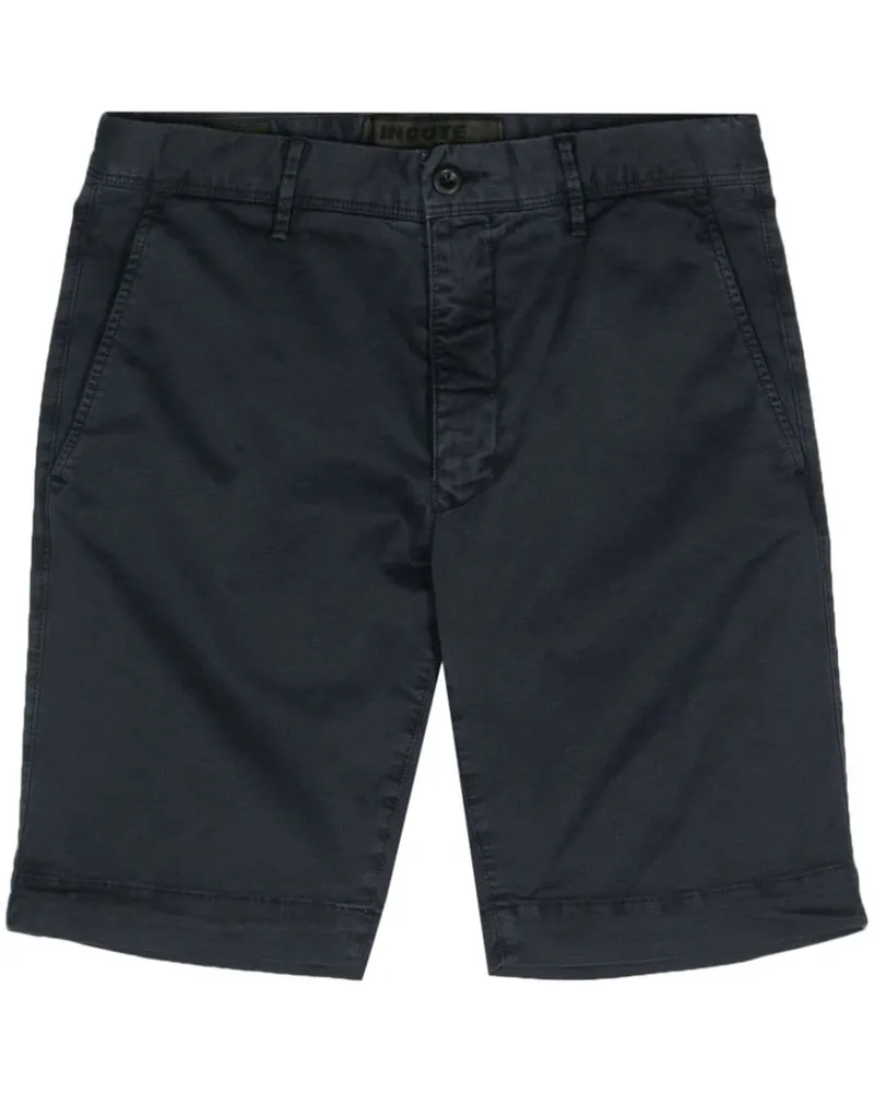 Incotex Shorts mit Logo-Stickerei Blau