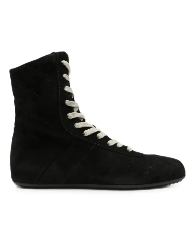 Rick Owens Minimal High Sneaks Sneakers - Schwarz Schwarz