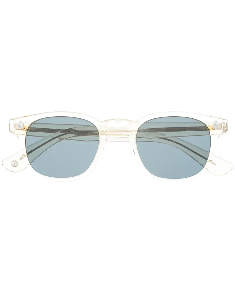 Garrett Leight Sonnenbrille mit transparentem Gestell - Nude Nude