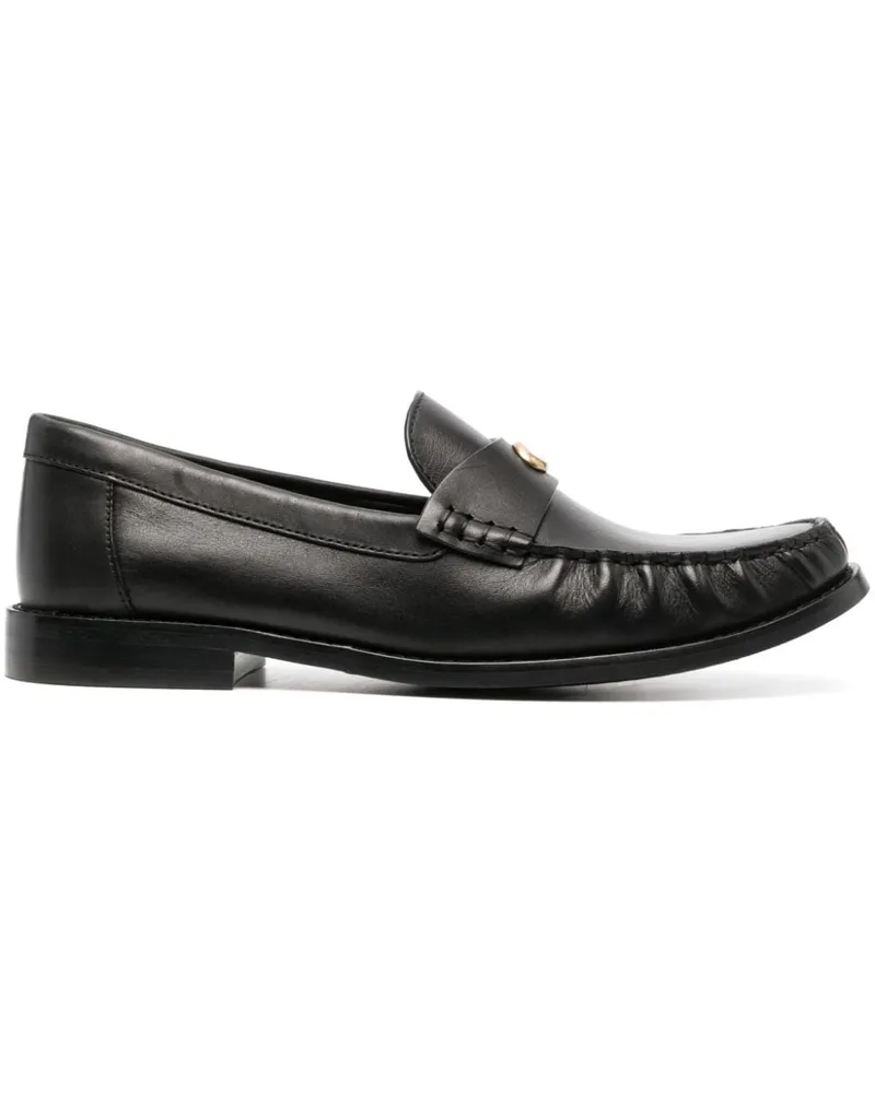 Coach Loafer mit Logo-Schild Schwarz