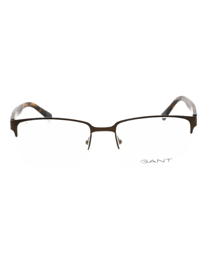 Gant rectangle-frame glasses - Braun Braun