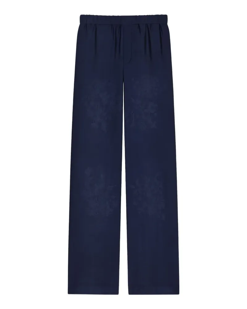 Givenchy Jacquard-Hose mit Blumenmotiv - Blau Blau