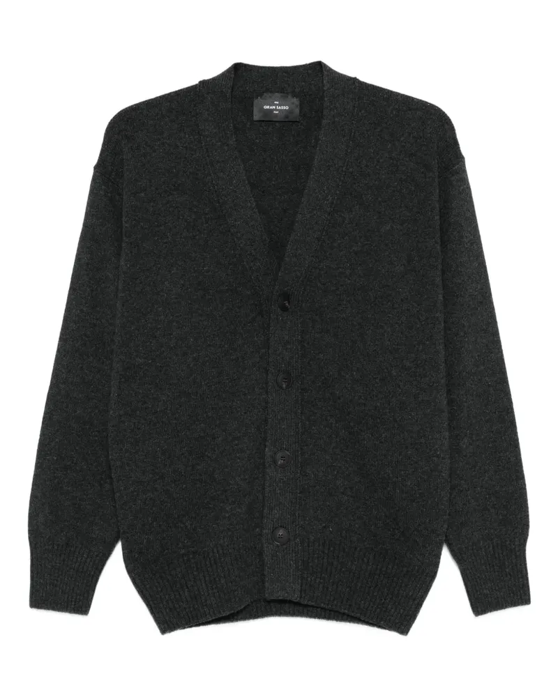 Gran Sasso Cardigan mit Knopfverschluss - Grau Grau