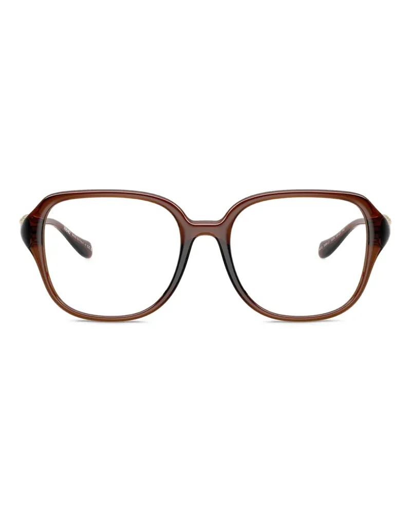 Versace Brille mit Medusa-Kopf - Braun Braun