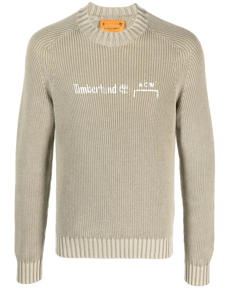 ACW* x Timberland Pullover mit Logo-Print - Nude Nude
