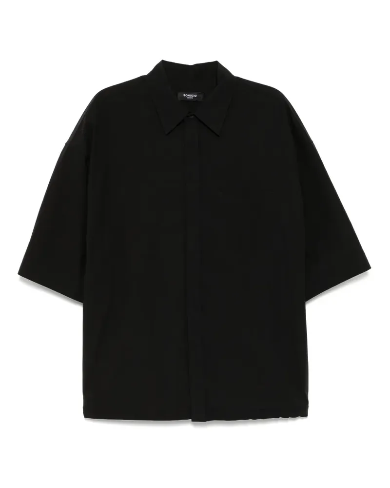 SONGZIO Paris Hemd mit Logo - Schwarz Schwarz