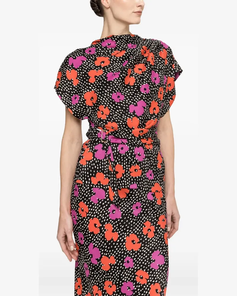 NISSA Hemd mit Print - Schwarz Schwarz