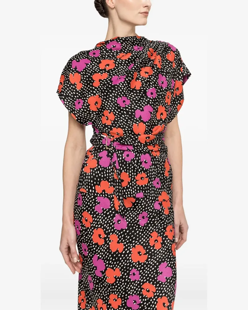 NISSA Hemd mit Print - Schwarz Schwarz