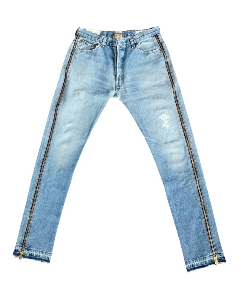 GALLERY DEPT. Ready zip-detail jeans - Blau Blau