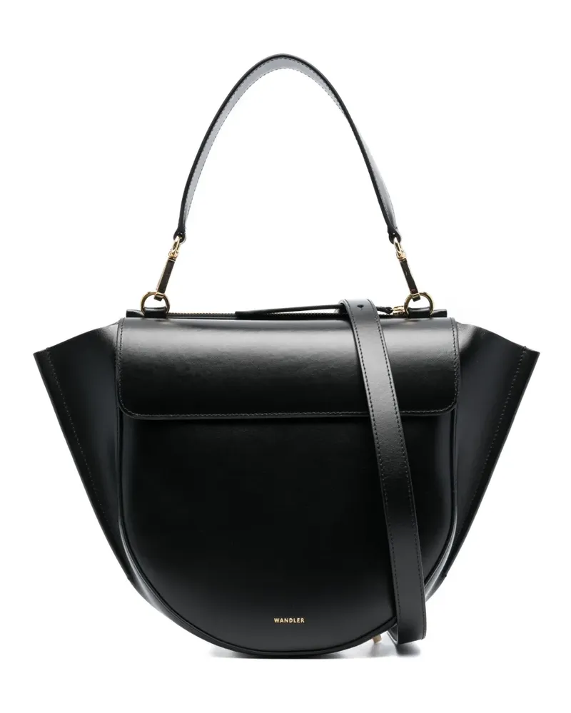 WANDLER Mittelgroße Hortensia Schultertasche - Schwarz Schwarz