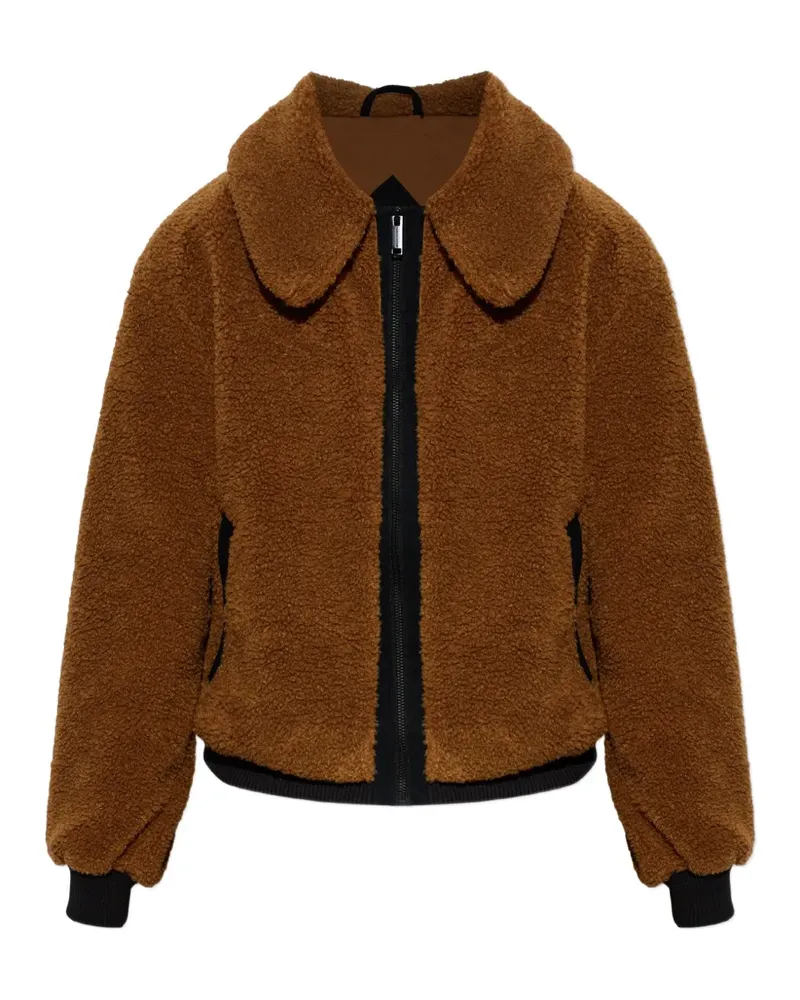 Canada Goose Willa Jacke mit Fleece-Struktur - Braun Braun