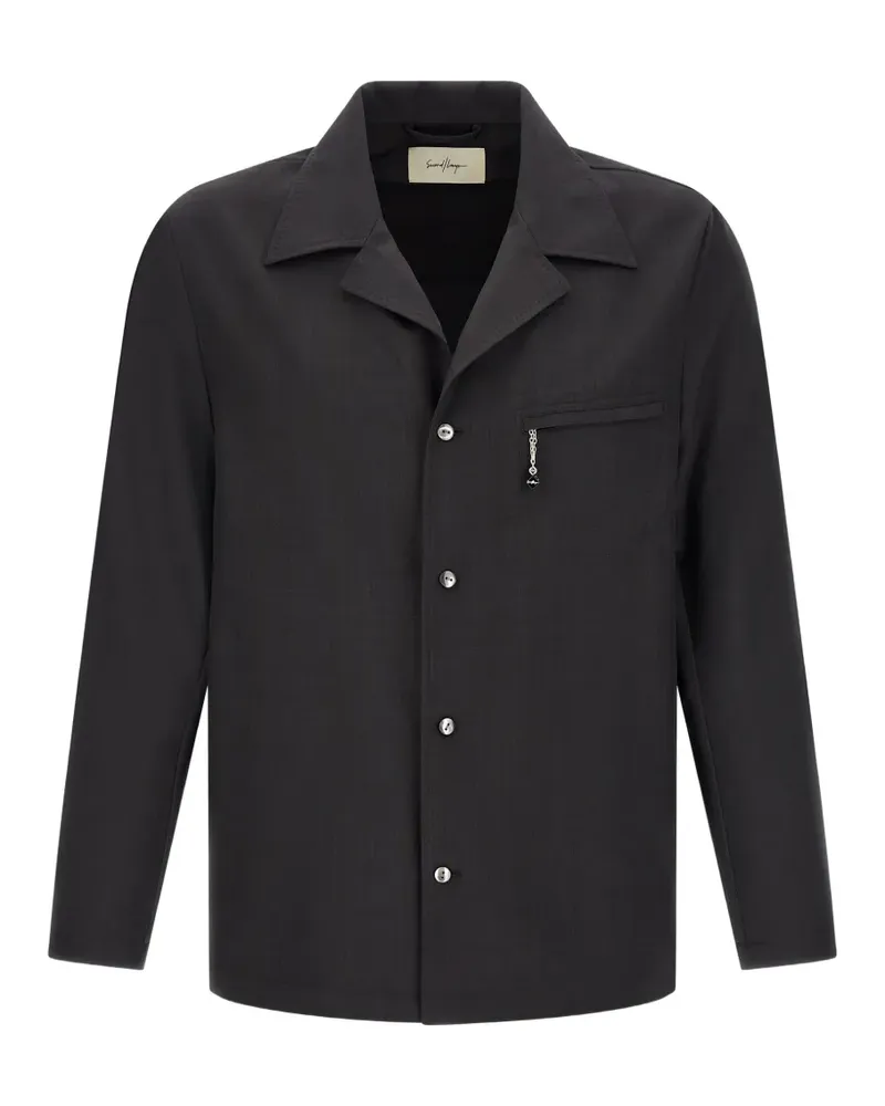 Second/Layer Fairmont Safari shirt - Schwarz Schwarz