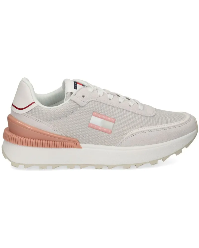 Tommy Hilfiger Sneakers mit Kontrasteinsätzen - Grau Grau
