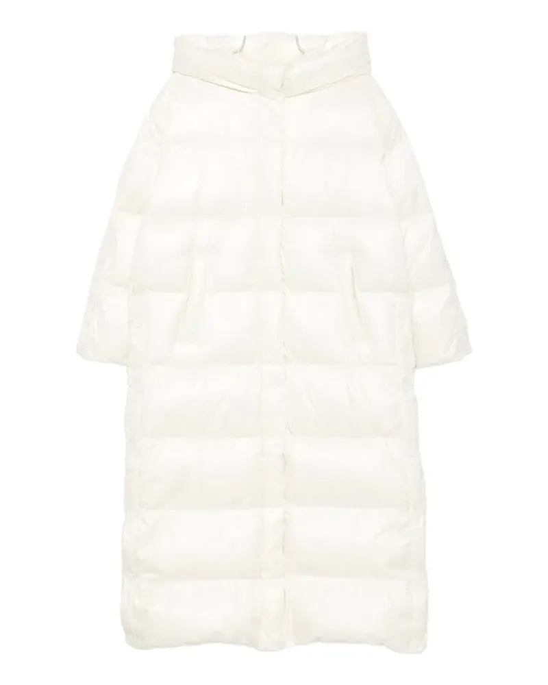 Twin-Set quilted hooded coat - Weiß Weiß