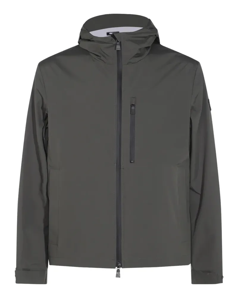 ADD Jacke mit Kapuze - Grau Grau