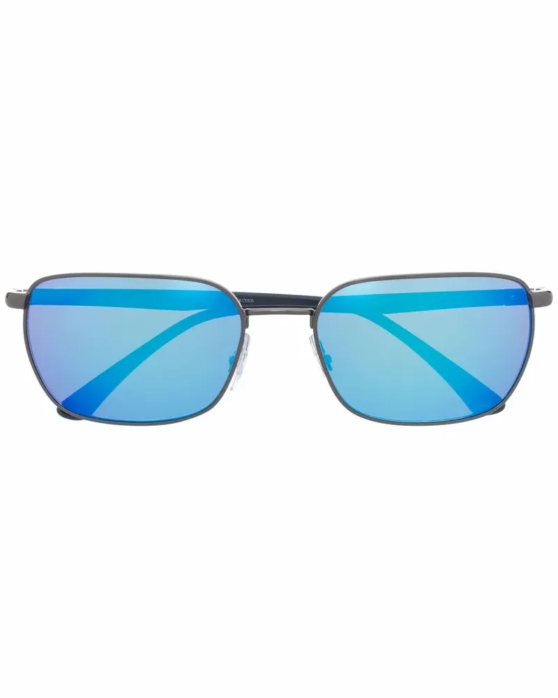 Ray Ban Eckige Sonnenbrille - Blau Blau