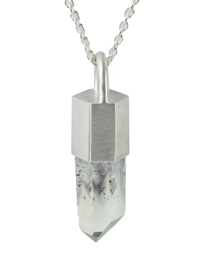 Parts Of Four Talisman amethyst necklace - Silber Silber