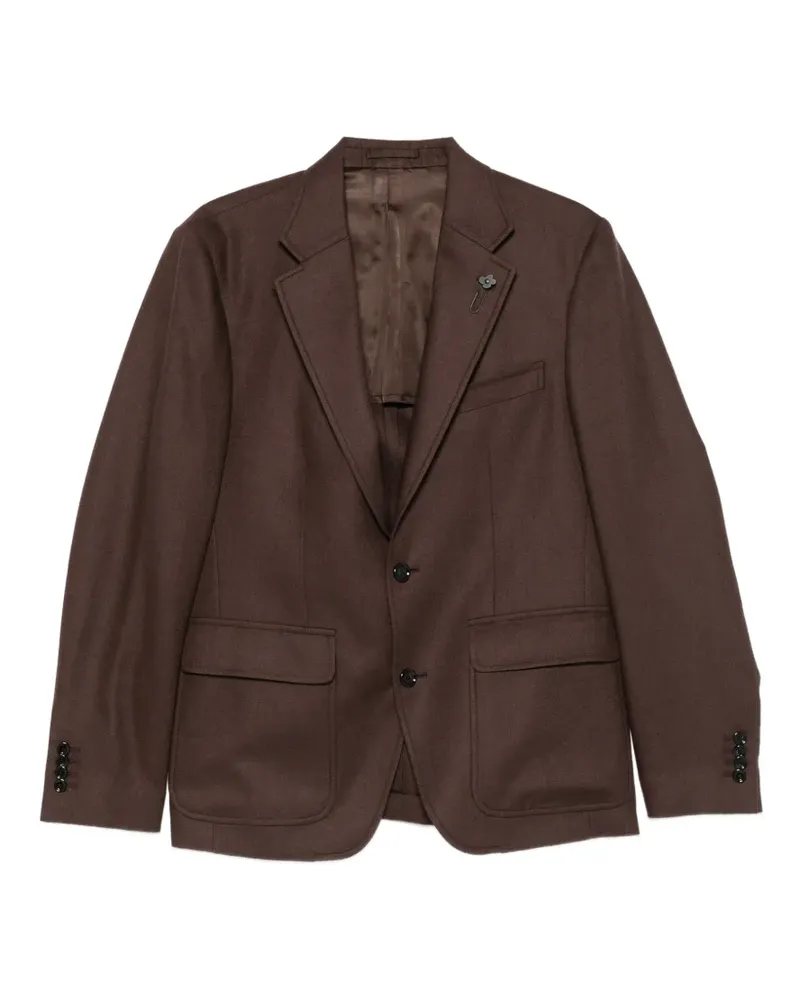 LARDINI Ralph Marino Sakko mit fallendem Revers - Braun Braun
