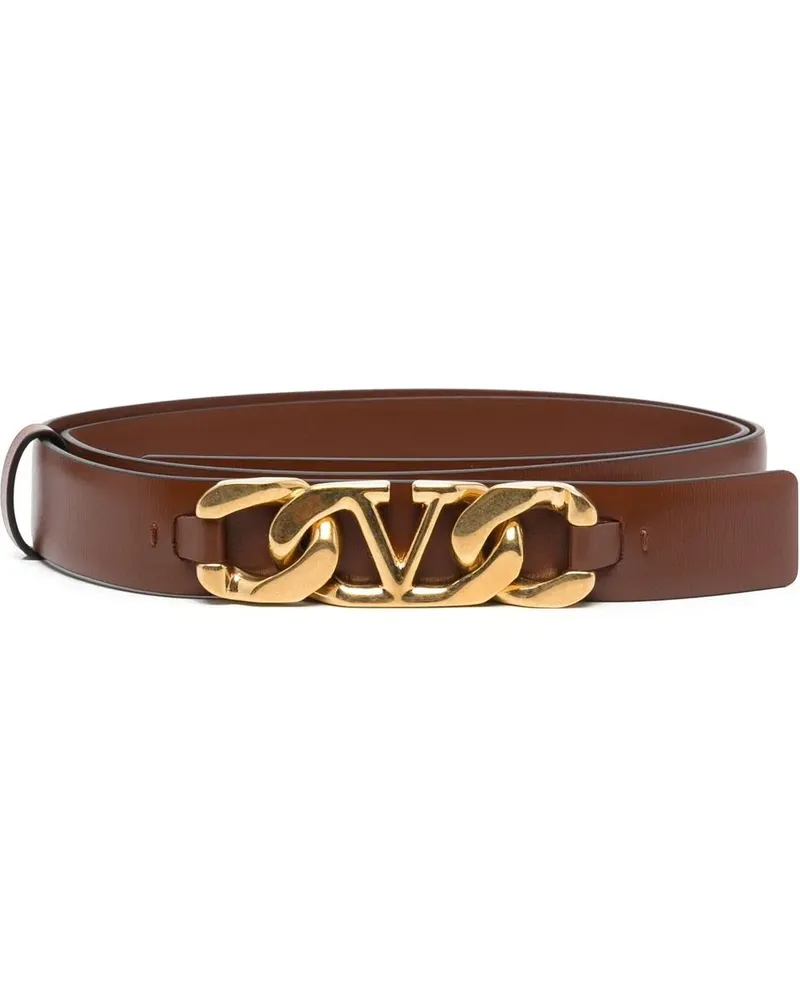 Valentino Garavani VCHAIN Gürtel - Braun Braun