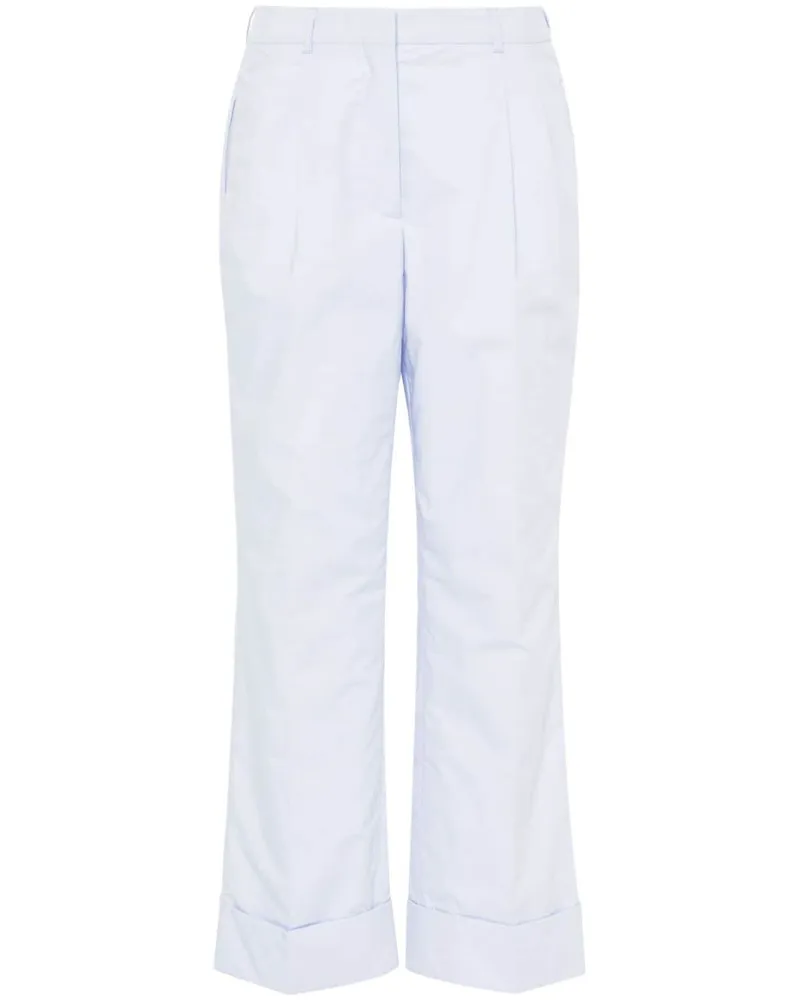 Officine Generale Hose mit geradem Bein Blau