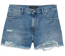 Jeans-Shorts im Distressed-Look
