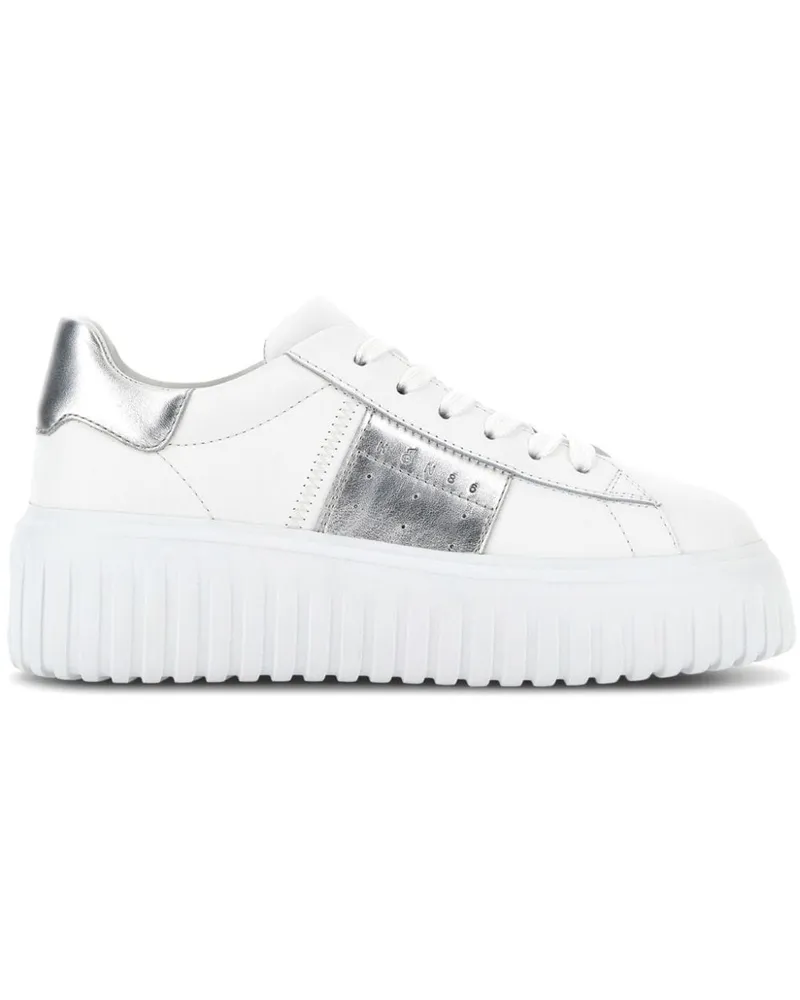Hogan H-Stripes Sneakers - Weiß Weiß