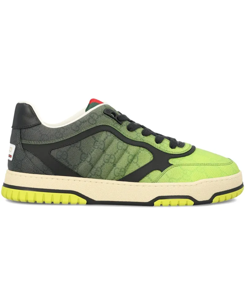 Gucci Gesteppte Re-Web Sneakers - Grün Grün