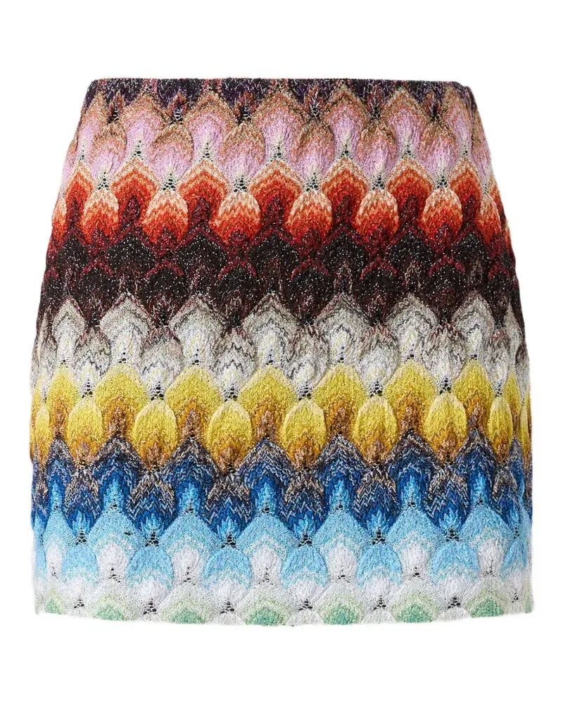 Missoni Gemusterter Minirock - Blau Blau