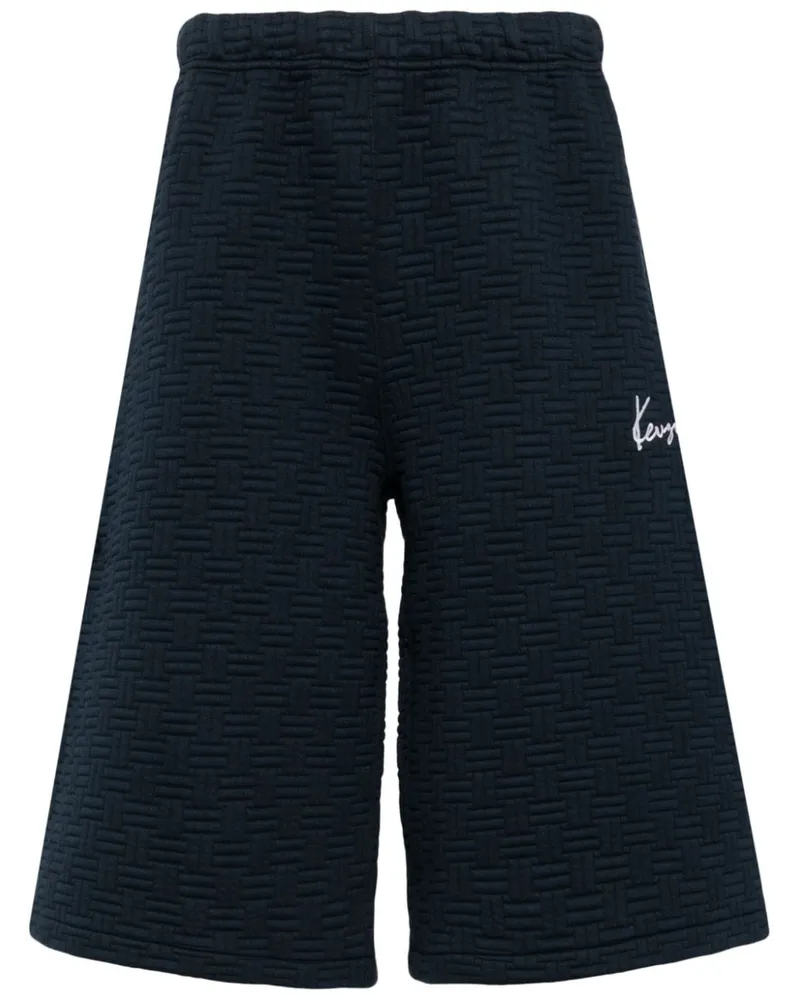 Kenzo Weave Bermudas - Blau Blau