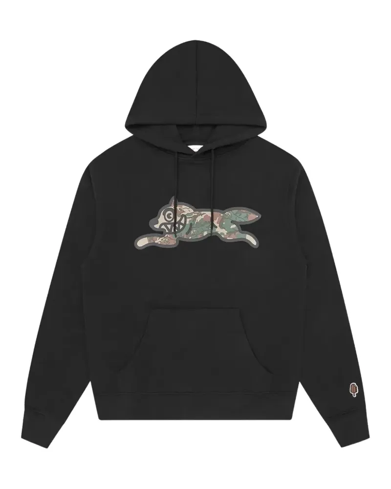 Billionaire Boys Club Running Dog Hoodie mit Camouflage-Print - Schwarz Schwarz