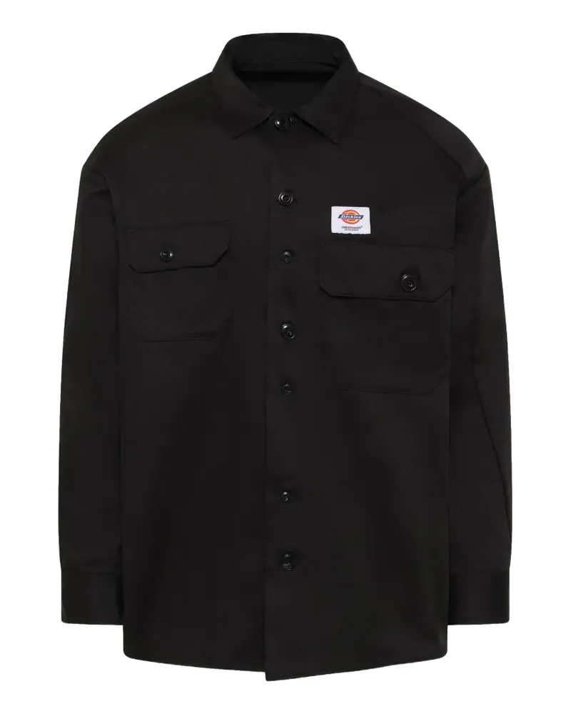 Undercover x Dickies flap-pocket shirt - Schwarz Schwarz