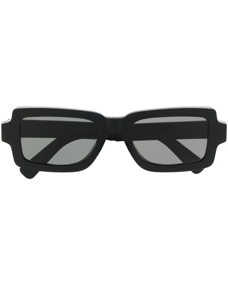 RETROSUPERFUTURE Eckige Pilastro Sonnenbrille Schwarz