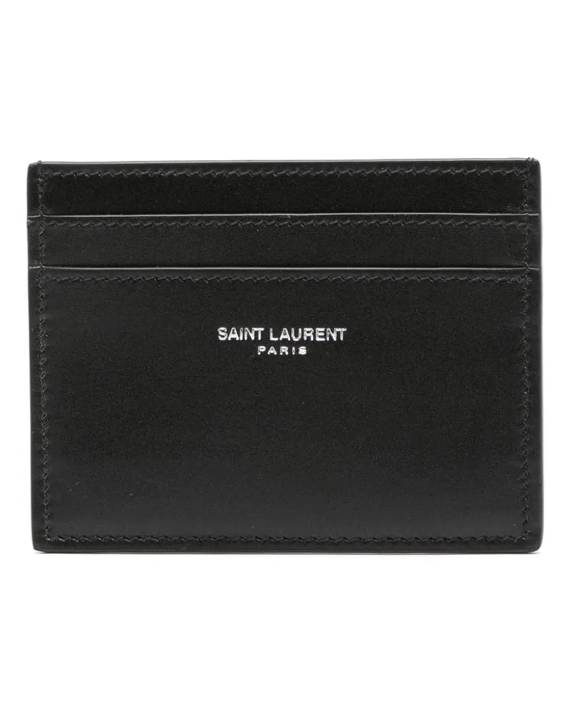 Saint Laurent Kleines Kartenetui - Schwarz Schwarz