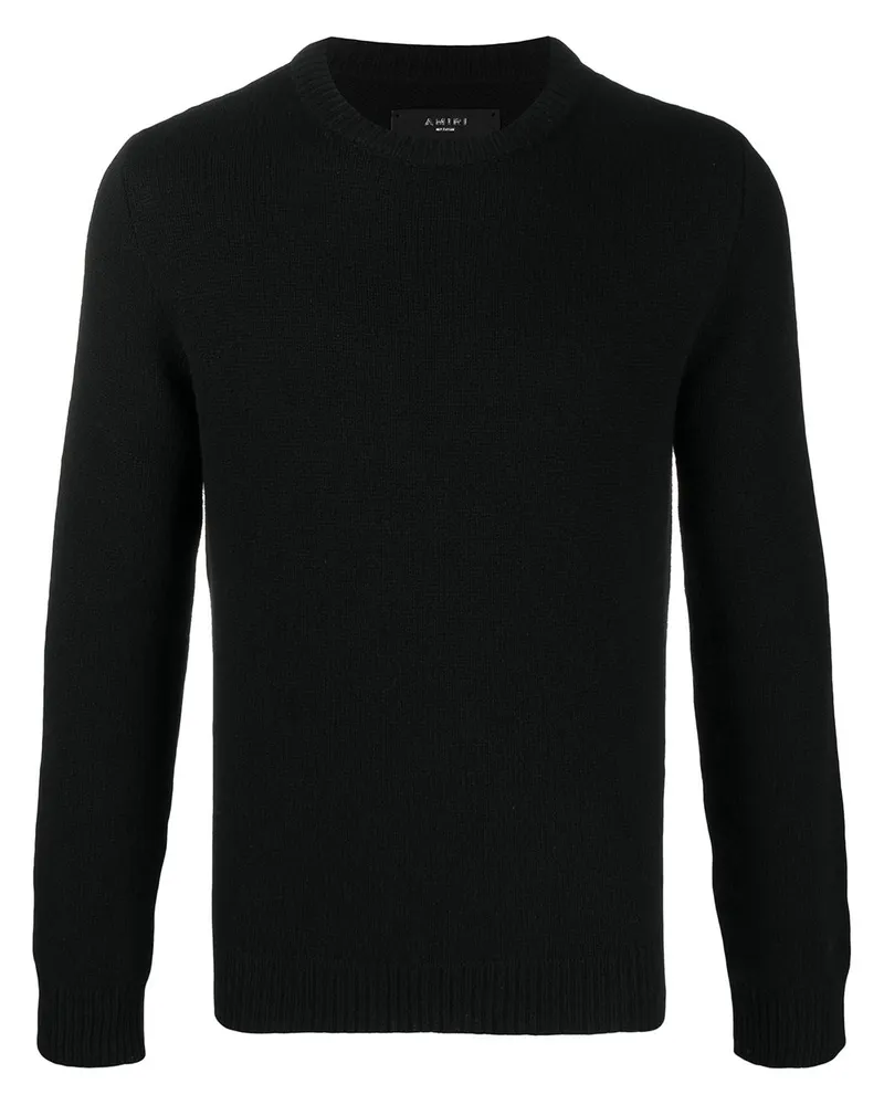 Amiri Kaschmirpullover mit Rundhalsausschnitt - Schwarz Schwarz