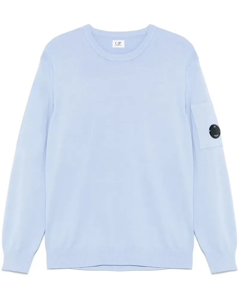 C.P. Company Pullover mit Lens-Detail - Blau Blau