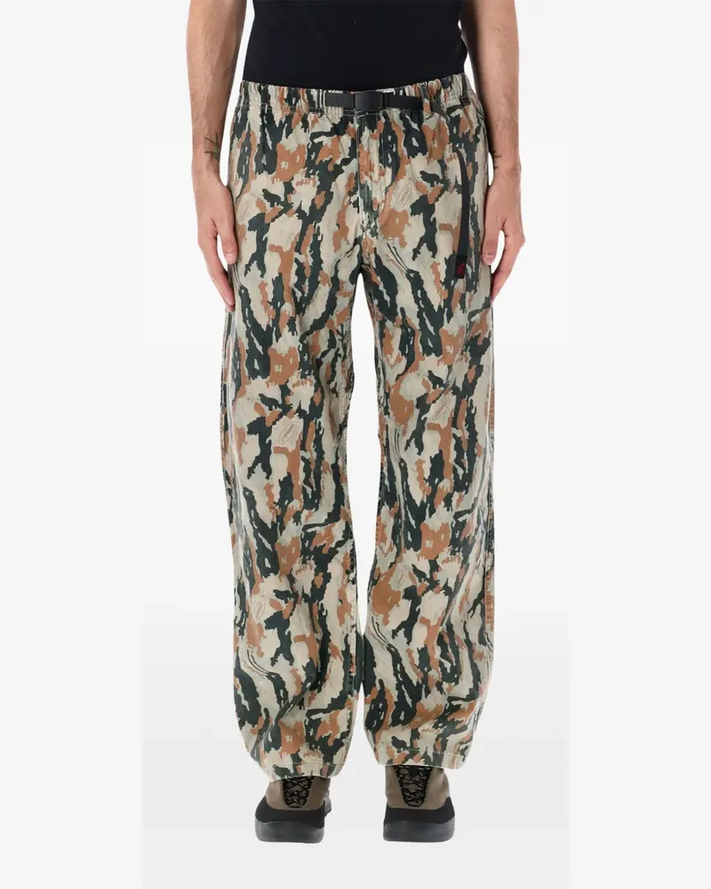 GRAMICCI Bark Camo Straight-Fit-Jeans - Nude Nude