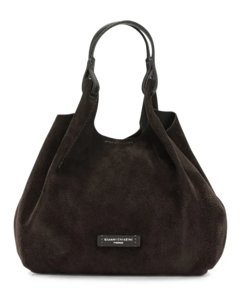 Gianni Chiarini Dua Handtasche aus Wildleder - Braun Braun