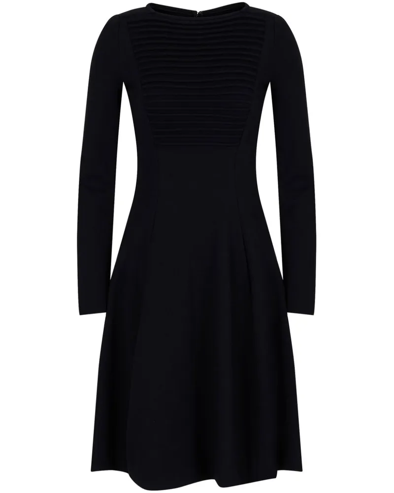 Emporio Armani Kleid mit langen Ärmeln - Schwarz Schwarz