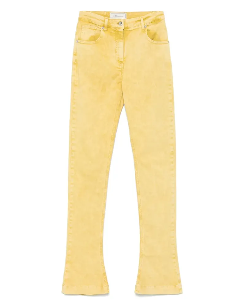 Blumarine Ausgestellte Jeans - Gelb Gelb
