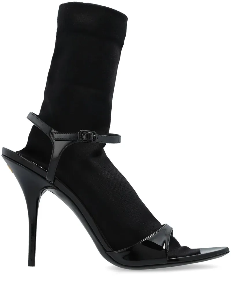 Balenciaga Avenue Sandalen 115mm - Schwarz Schwarz
