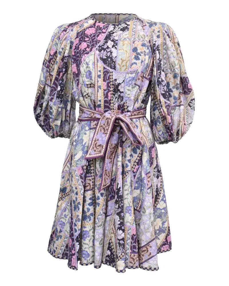 Zimmermann Celestial floral-print mini dress - Violett Violett