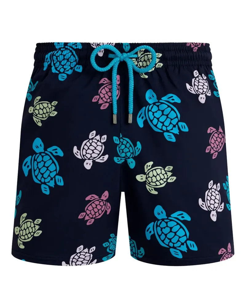 Vilebrequin Badeshorts mit Schildkröten-Print - Blau Blau