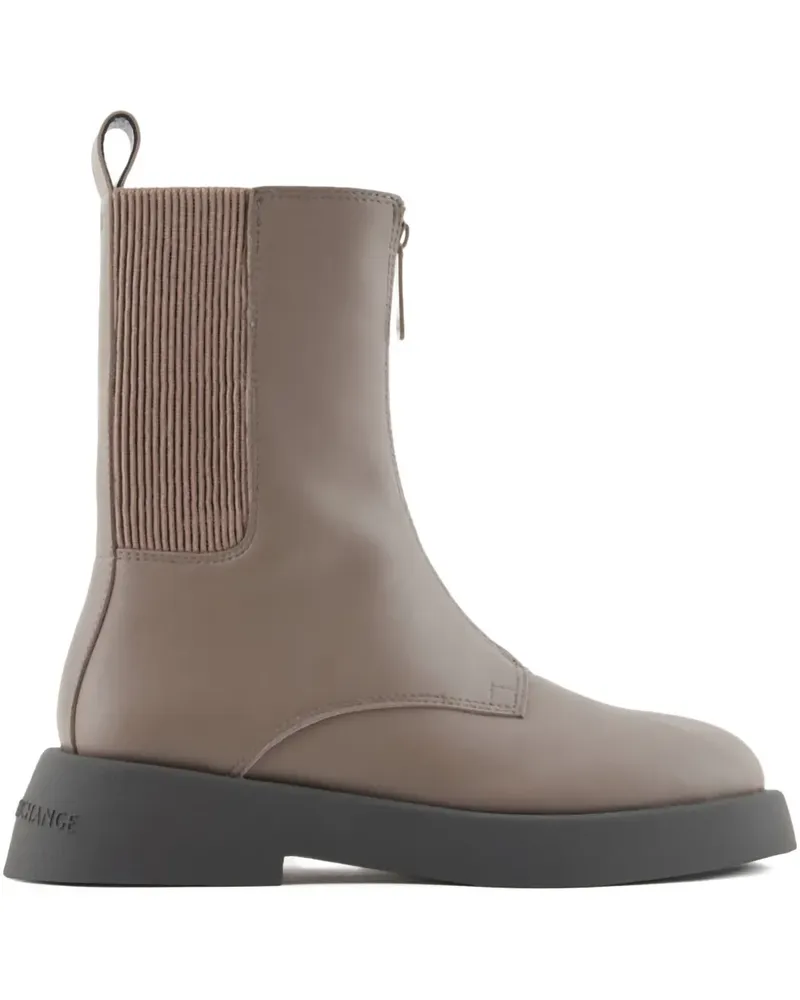 Armani Exchange Stiefel mit Reißverschluss - Braun Braun