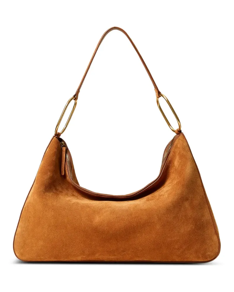 Twin-Set Liliane Schultertasche mit Ringdetail - Braun Braun