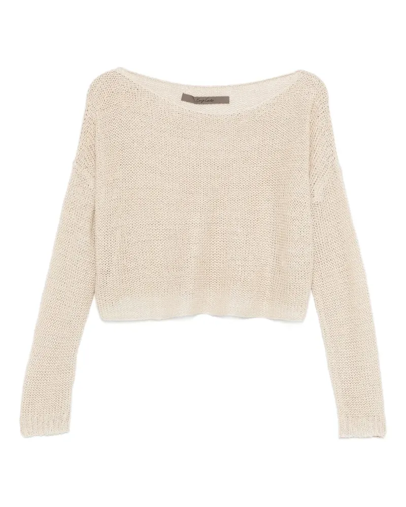 Enza Costa open-knit sweater - Nude Nude
