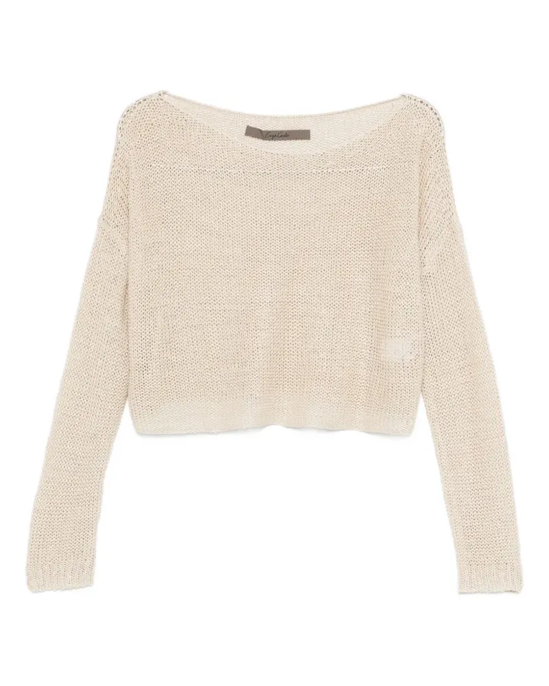 Enza Costa open-knit sweater - Nude Nude