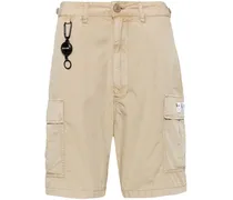 Cargo-Shorts mit Schlüsselanhänger - Braun