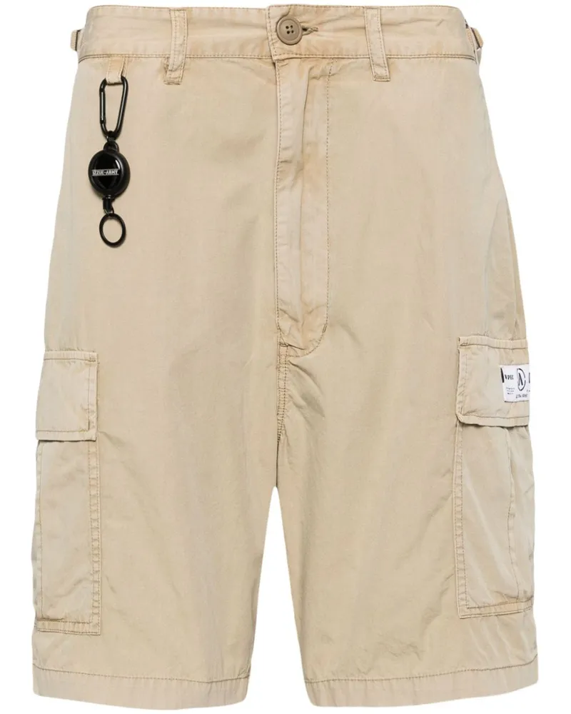 Izzue Cargo-Shorts mit Schlüsselanhänger Braun