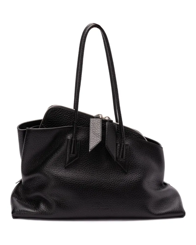 ATTICO Mittelgroße La Passeggiata Tote Bag - Schwarz Schwarz