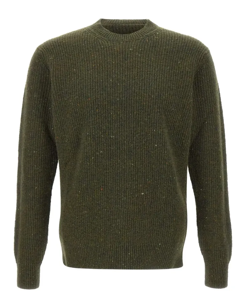 Filippo de Laurentiis tweed-effect crew-neck sweater - Grün Grün